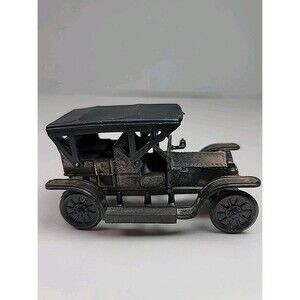 Vintage 1976 Mini Bronze Cast Metal Model T  Manual  Pencil Sharpener Collect